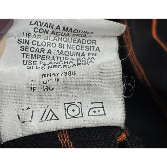 Genuine Merchandise Mens SF Giants Polo Shirt Striped Large Baseball MLB - Picture 7 of 11